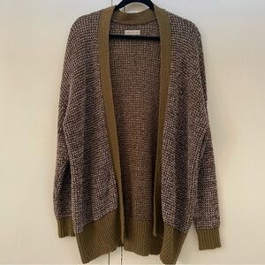 EUC Urban Outfitters Olive Marled Open-Front Cardigan Sweater | Women’s S